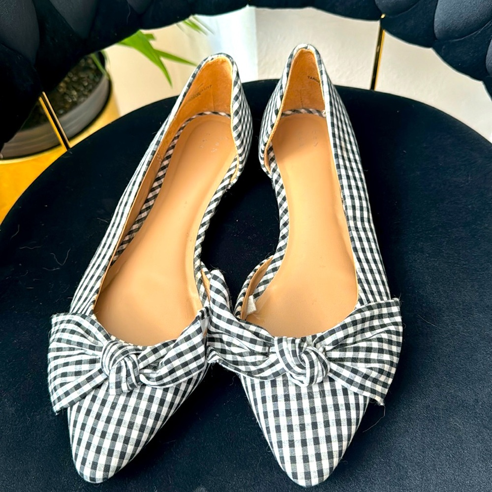A New Day Gingham Flats